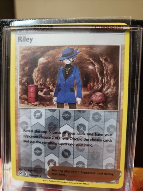 Pokemon Cards Riley Pokémon TCG Riley Sword & Shield - Lost Origin 166/196 Reverse Holo ...