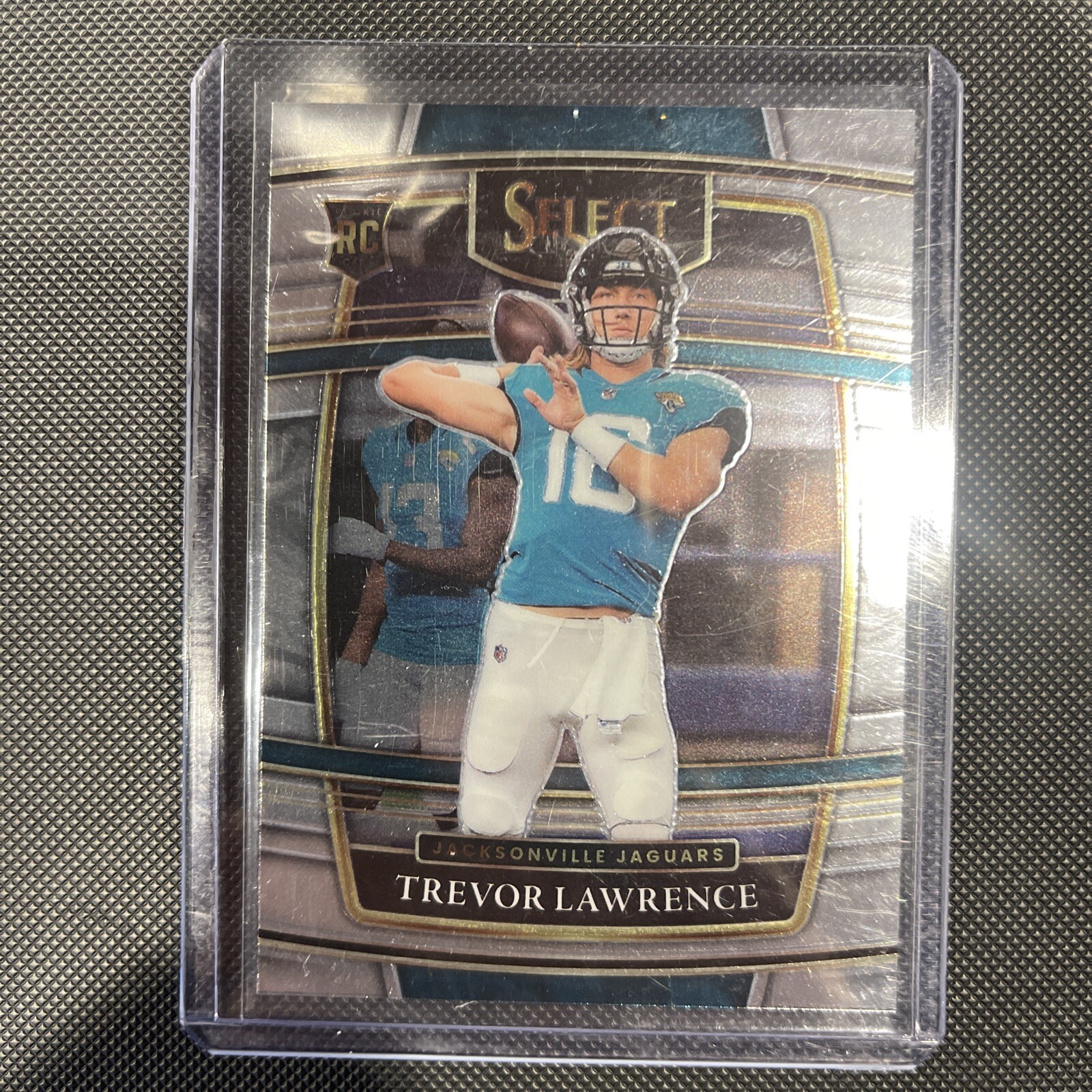 2021 Panini Select - Concourse Silver Prizm #43 Trevor Lawrence (RC)