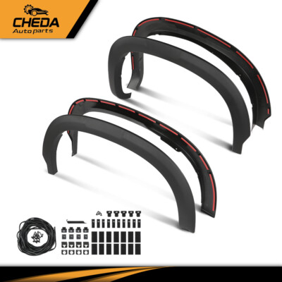 4PCS Fender Flares Kit 84297538 NEW Fit For 2019-2024 Chevrolet Silverado 1500