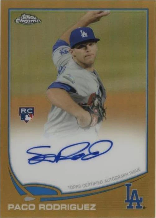 Rookie Autographs Gold Refractor