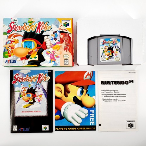 Snowboard Kids On Nintendo 64 Box Manual And Extras Only Www vitorcorrea