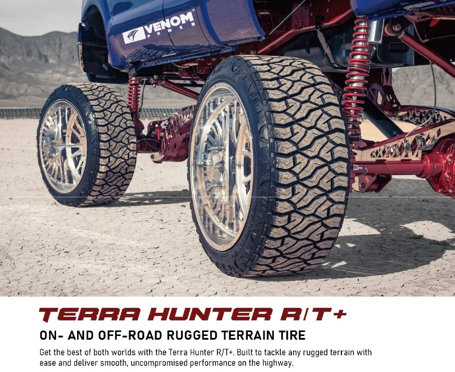 4 neumáticos nuevos 285/55R20 Venom Terra Hunter R/T+ 116T XL 285 55 20 AT MT 4 CAPAS Foto 4 de 4
