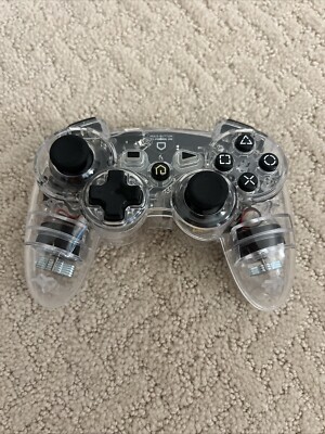 PDP Afterglow PS3 Wireless Controller Clear PL-6422 NO DONGLE - UNTESTED