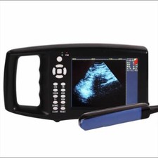 5 inch LCD Veterinary Ultrasound Scanner Cattle Horse Pregnancy Rectal Probe