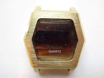 Bulova vintage red LED watch case 1970's - NO movement | eBay