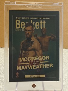 Floyd Mayweather NSCC 2017 National Convention Beckett Covers Conor McGregor