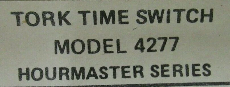 NUEVO INTERRUPTOR DE TIEMPO TORK 4277 SERIE HOURMASTER Foto 3 de 4