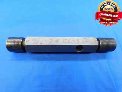 BUDGET 11/16 24 CL 3 THREAD PLUG GAGE .6875 GO NO GO P.D.'S = .6604 & .6634