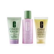 Clinique 3-Step Refresher Course Skincare Set For Dry Combination Skin
