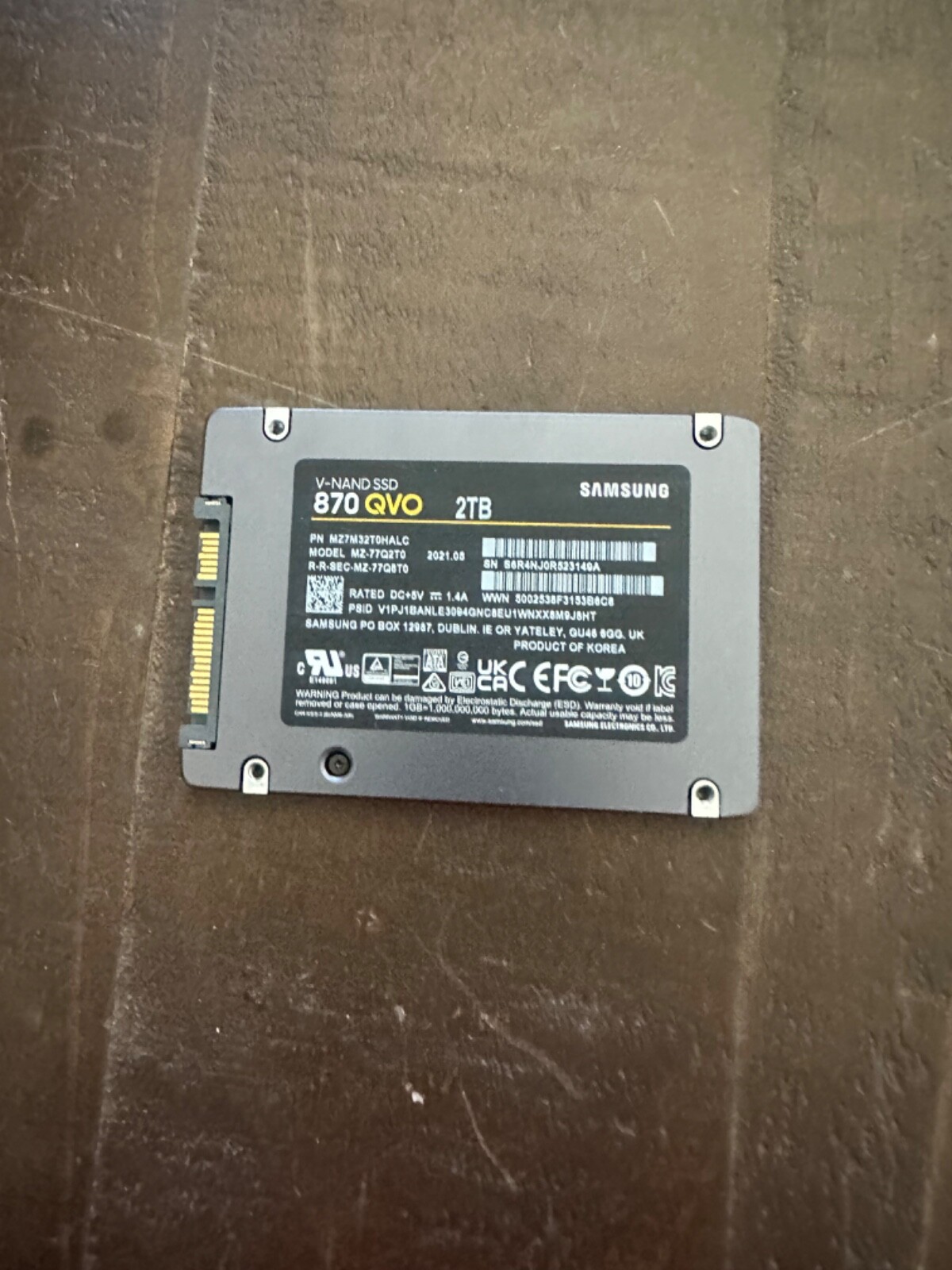 Samsung 870 QVO 2TB 2.5" SATA III Internal SSD (MZ77Q8T0B/AM) eBay
