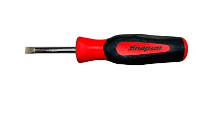 Snap-on Large Marine Aircraft Plug FLAT Slot Screwdriver RED