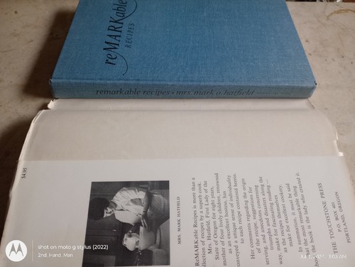 1967 4THpt REMARKABLE RECIPES ANTOINETTE HATFIELD SIGNED HC/HARDCOVER/DJ BOOK - Picture 6 of 9