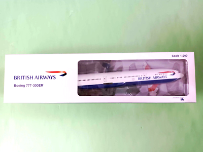 航空機・ヘリコプター hogan 1/200 B777-300ER British Airways Herpa / Hogan Wings 1:200 0304 BA BRITISH AIRWAYS B777-300ER G