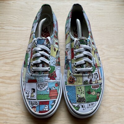 Size 11.5 - Peanuts x Vans Authentic Comics for sale online | eBay
