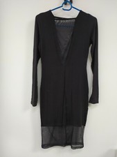 Ladies Fashionova Black Bodycon Mini Dress Pub dress party dress Corporate UK 8