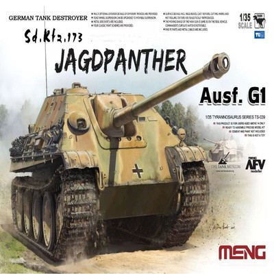 Meng TS-039 Model 1/35 Sd.Kfz.173 Jagdpanther Ausf.G1 German Cheetah