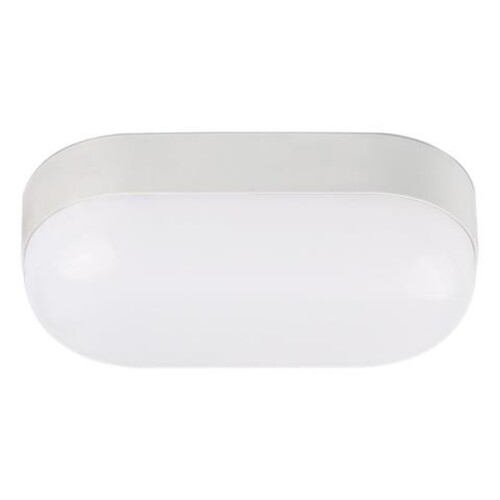 Hublot LED ovale blanc 8W IP65 4200K plafonnier mural extérieur