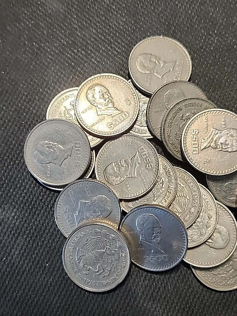 曾流通500 比索面额墨西哥硬币(1905-现在) | eBay
