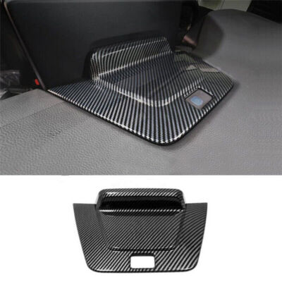 Carbon Fiber Center Console Navigation Panel Trim For Honda CR-V CRV 2023 2024