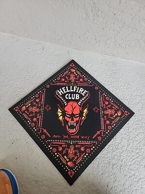 Stranger Things Hellfire Club Sign Universal Studios Halloween Horror Nights
