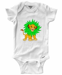 simba baby onesie