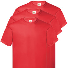 mens fruit of the loom t shirts 5  3 Pack Unisex Plain Cotton Bulk T-Shirt Mixed