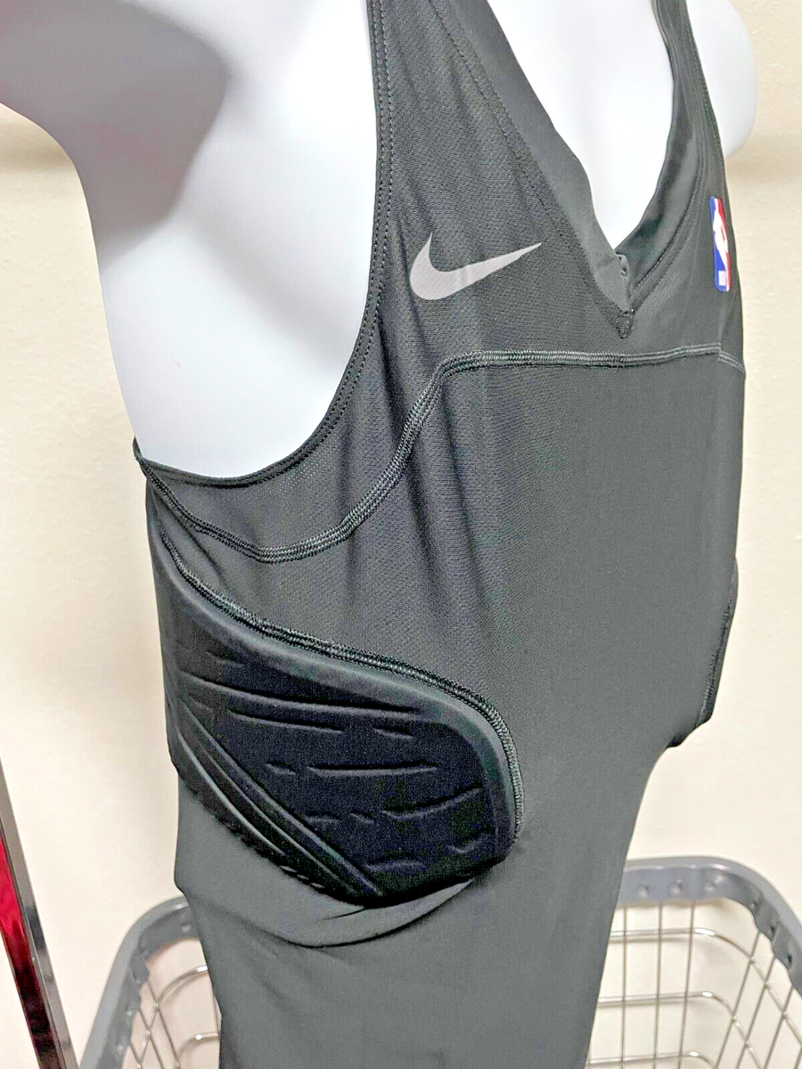 Nike Pro Hyperstrong Mens NBA Compression Padded Black Tank 2XL