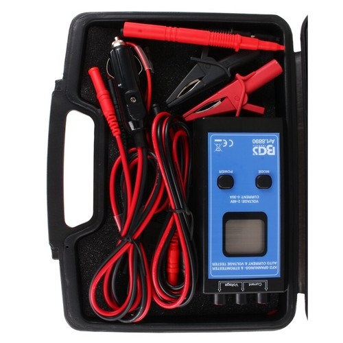 BGS KFZ-SPANNUNGSPRÜFER und STROMPRÜFER 1-48V SCHALTUNGSTESTER PROFI STROMTESTER - Bild 4 von 8