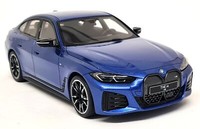 Otto 1/18 - Bmw I4 M50 Metallic Blue 2021 Resin Scale Model Car