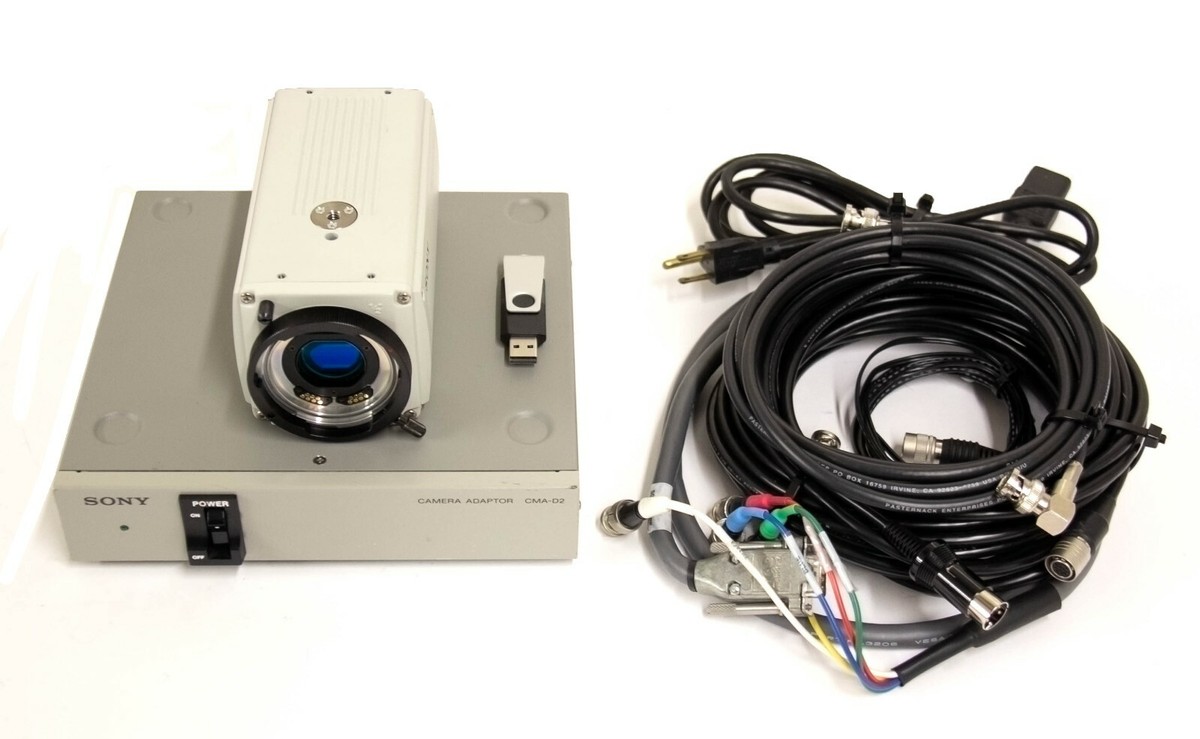 Sony DXC-9100P Progressive 3CCD Color Video Camera w/ CMA-D2 Power
