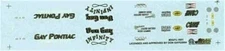 Slixx 1951 Don Gay Infinity GTO F/C-Don Gay 1/25 Drag decal