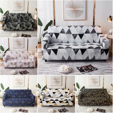 Sofa Covers 1 2 3 4 Seater Dandelion Geometry Elastic Settee Slipcover Protector