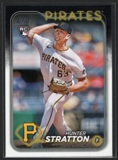 Hunter Stratton 2024 Topps Update #US348 Rookie - Pittsburgh Pirates