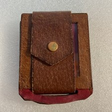 Vtg Leather Photo Picture Wallets Case Accordion Wallet Photos Book GnuFashion
