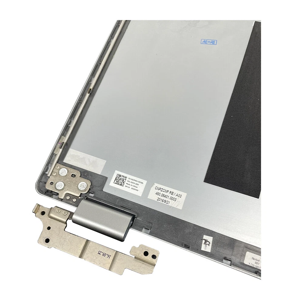 Novo Para Dell Inspiron 15MF 7000 7569 7579 Capa Traseira/Dobradiças Tampa Prata - Imagem 4 de 4