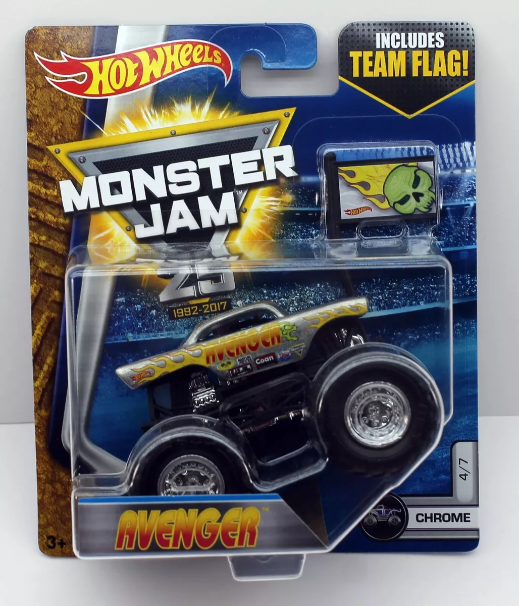 Monster Jam Color-Change Die Cast 2-Trucks Pk-Racing Stripes-Son