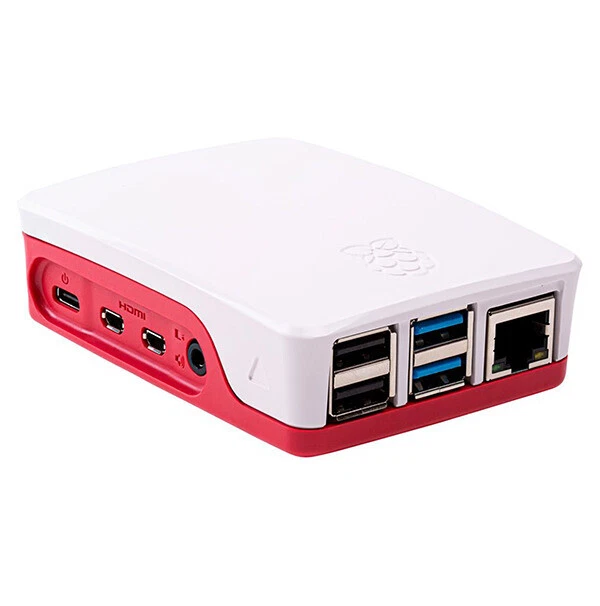 Boîtier officiel Raspberry Pi 4 - Blanc - Raspberry Pi - Photo 2/4