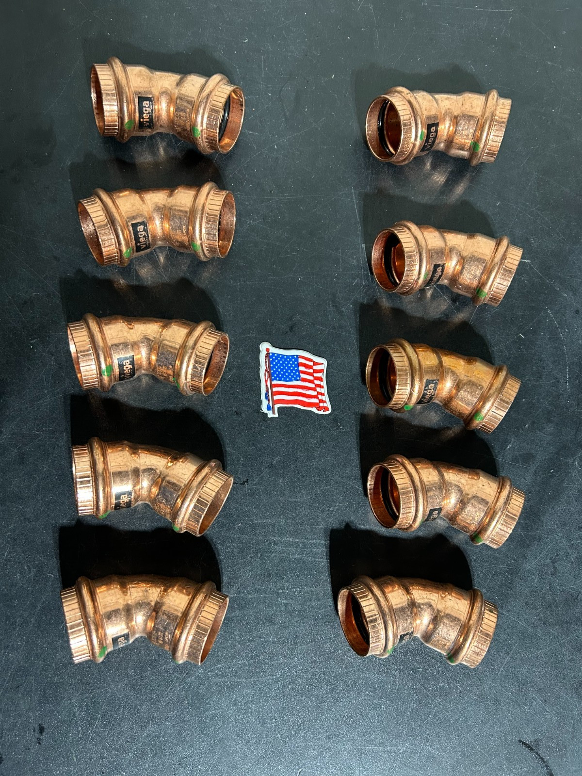 PROPRESS VIEGA COPPER 1"  45's PRO PRESS QTY (10) NIBCO MADE IN USA