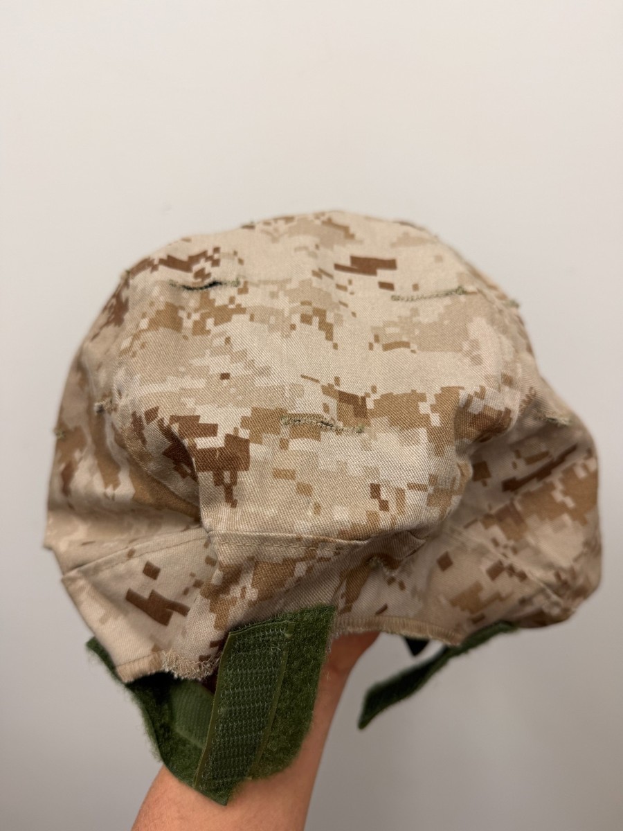 USMC Helmet Cover Reversable Woodland Desert MARPAT LWH ACH Cover