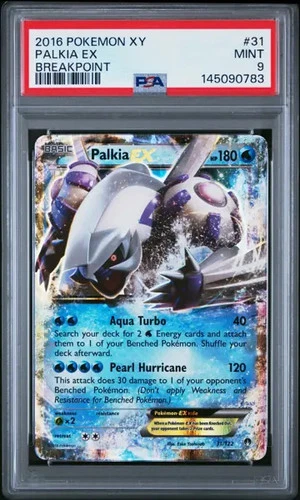 2016 Pokemon Breakpoint #31 Palkia Ex PSA 9