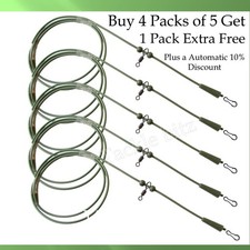 5 x Pre Rigged Rig Tube Helicopter Chod Hair Rigs Carp Fishing Tackle links