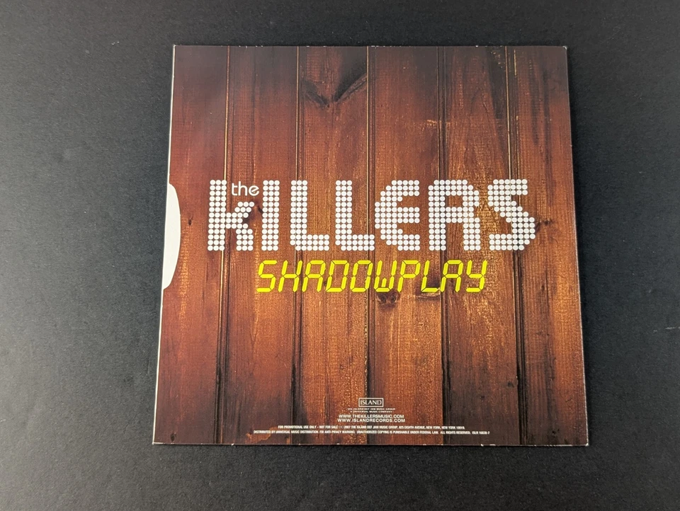 The Killers - Tranquilize w/ Lou Reed / Shadowplay (7" Vinyl Record, 2007) Promo - Image 3 of 4