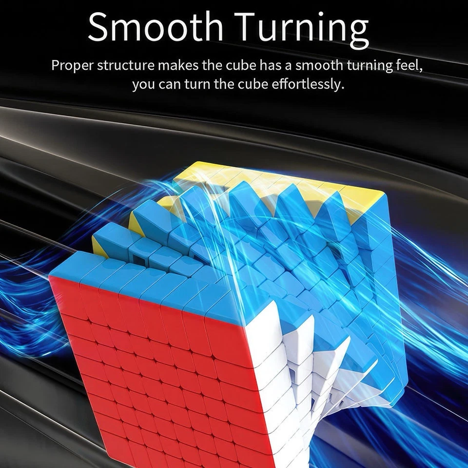 MoYu 8x8 Magic Cube Fast Smooth Speed Puzzle for Speedcubing Kids & Adults - Photo 3/4