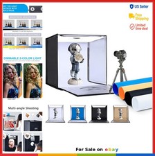 Photo Studio Light Box 20x20 Inch 160 LED Stepless Dimming Bi-Color 3000-6500K