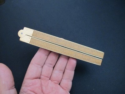 Old/Vtg ''STANLEY - SWEETHEART'' Brass Bound Boxwood Folding Rule #62 Antique Tool