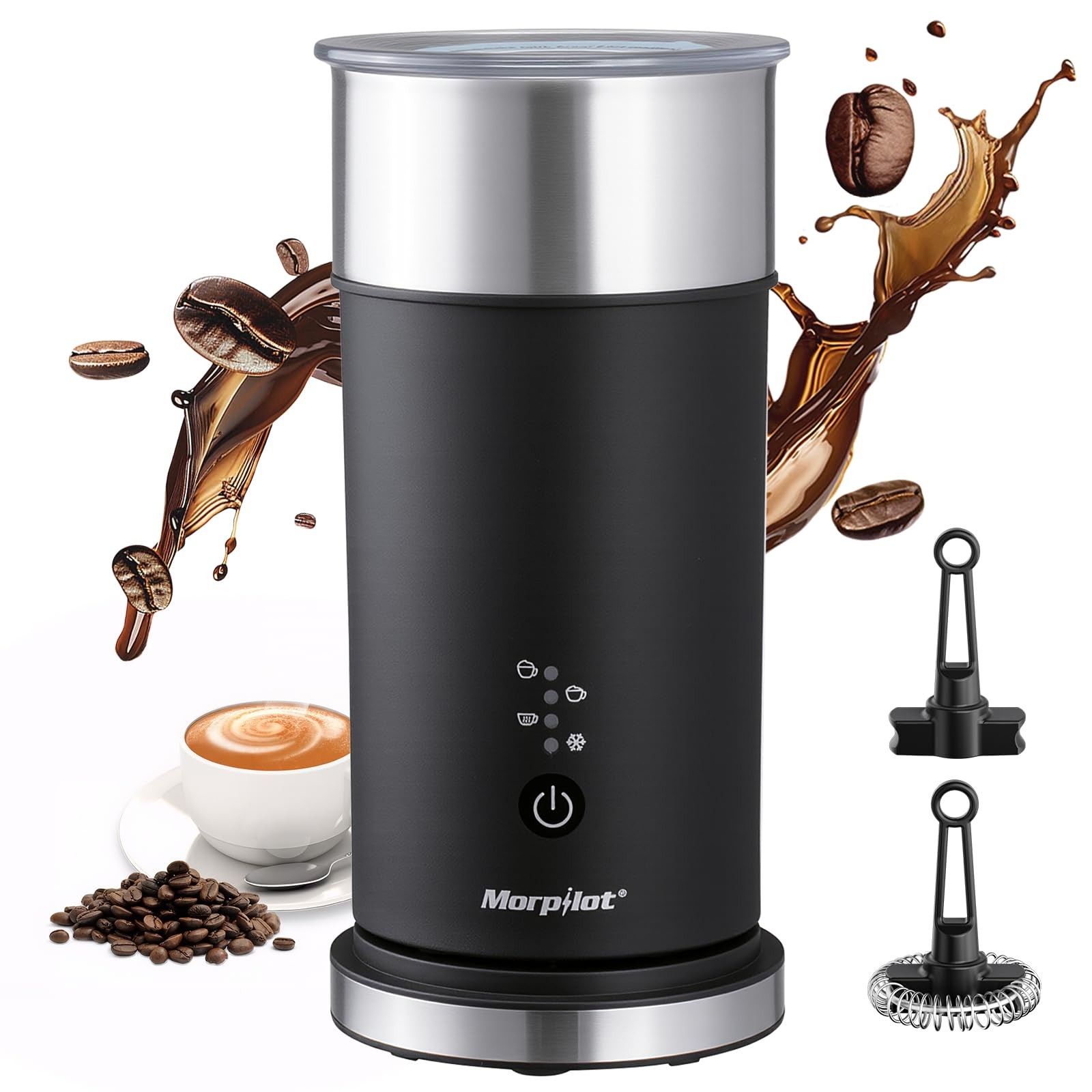 Milk Frother Automatico 4-in-1 | Schiumalatte Professionale 300ml