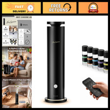 Waterless Essential Oil Diffuser with 5 Scent Oils, Aromatherapy Machine for Lar