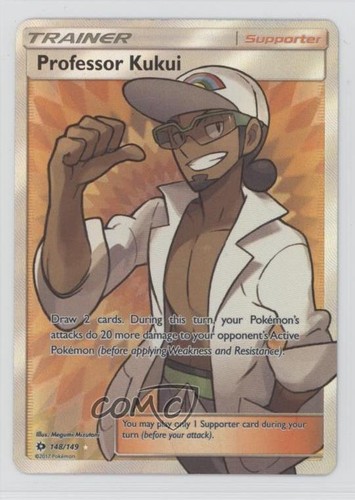 Full Art - Professor Kukui Pokémon Sun & Moon Base #148