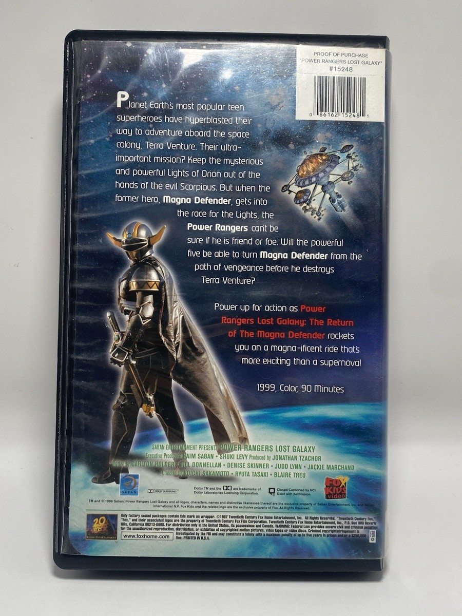 Power Rangers: Lost Galaxy - The Return of the Magna Defender (VHS
