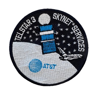 Vintage Original 1983 Telestar 3 Skynet Services Satellite  AT&T Patch 
